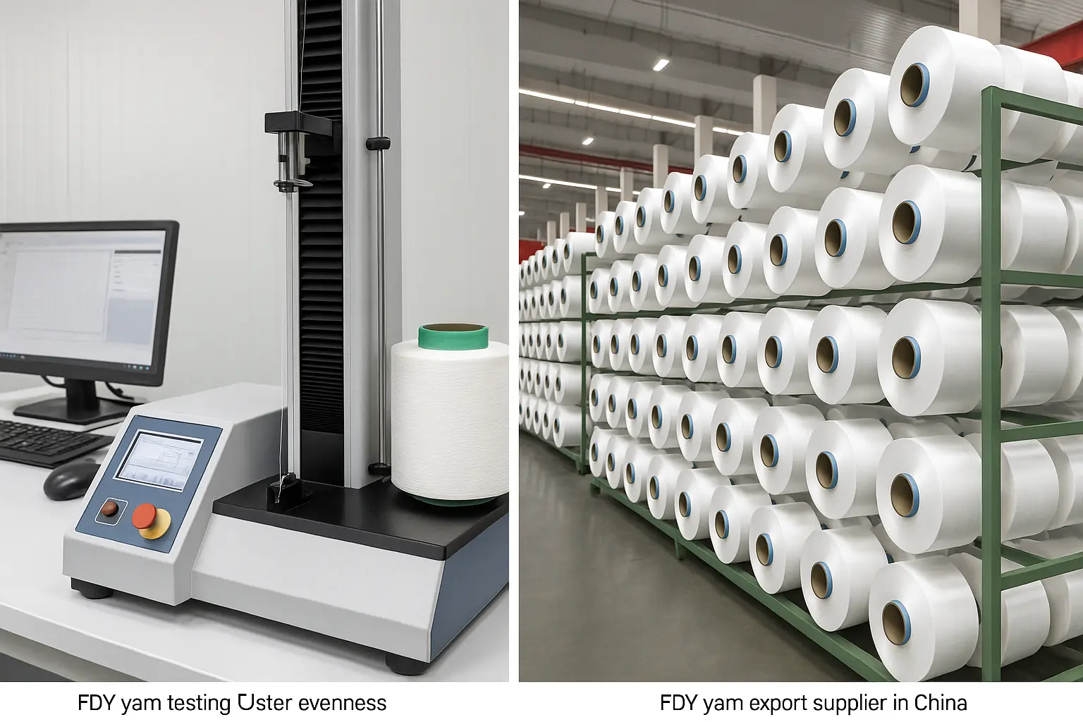 FDY yarn testing Uster evenness